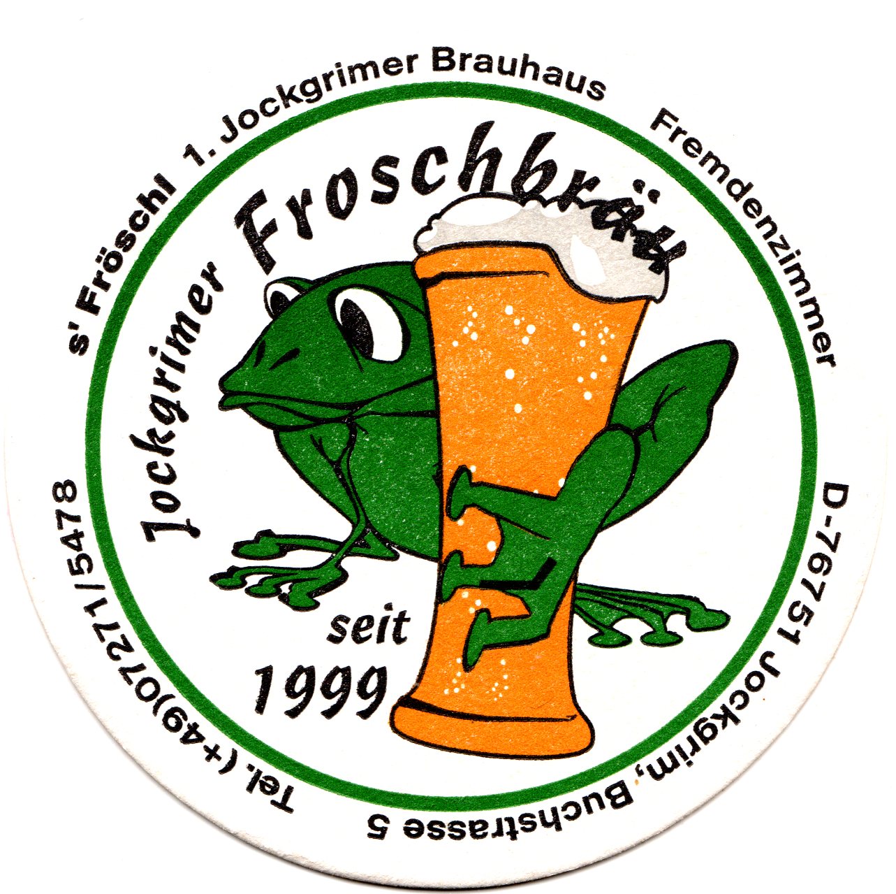 jockgrim ger-rp froschbru rund 2a (215-frosch mit bierglas)